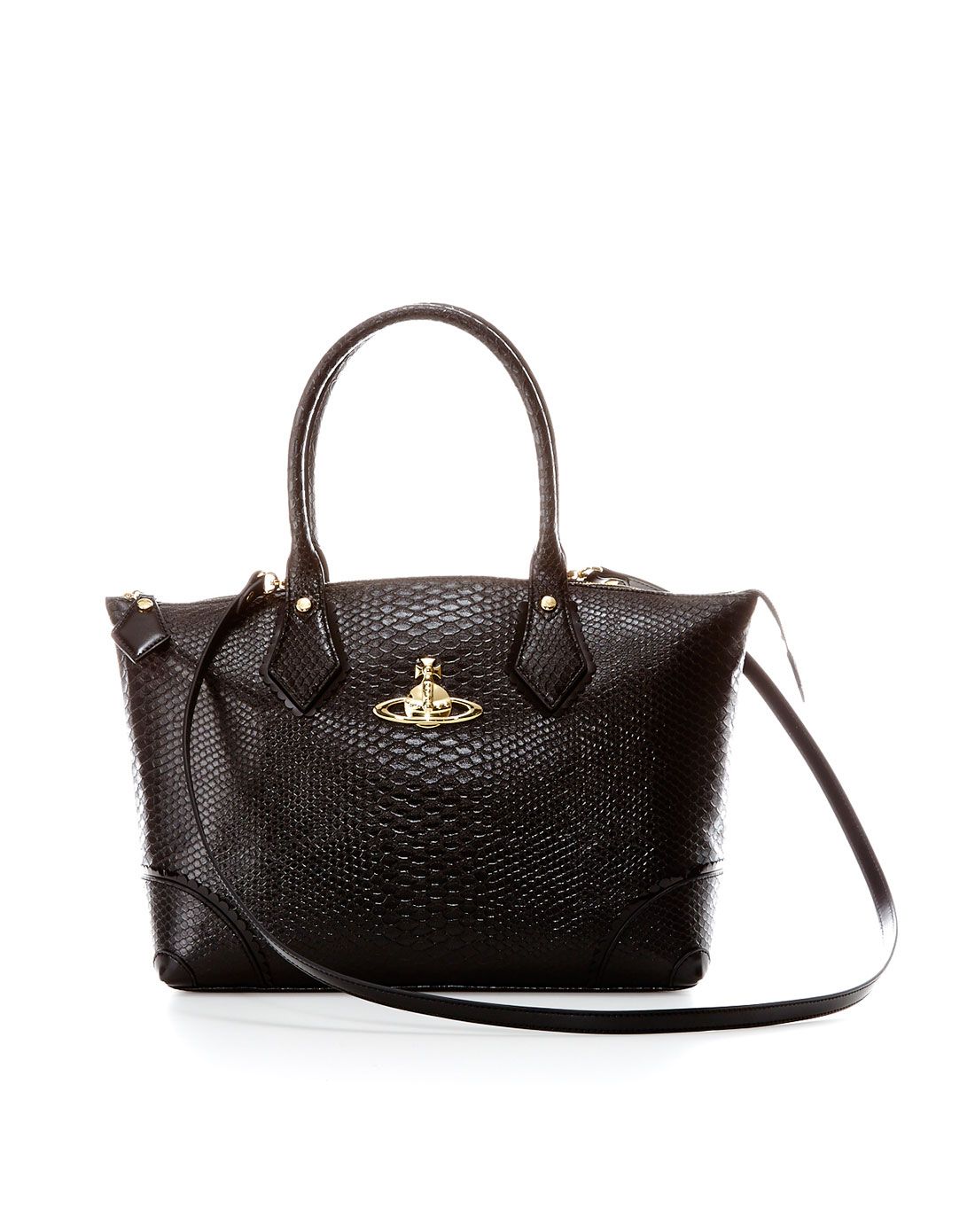 vivienne westwood包包专场 > vivienne westwood黑色时尚高雅荔枝纹