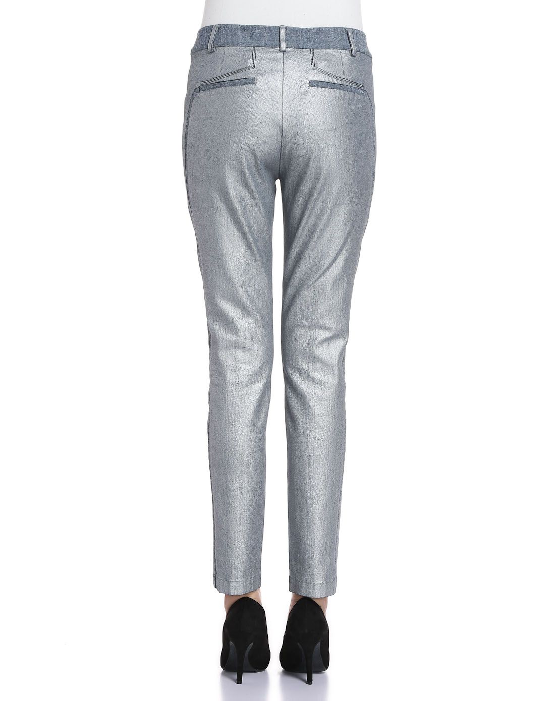 银灰色时尚潮流休闲长裤