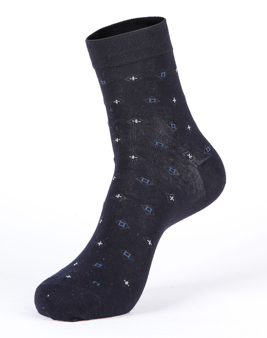 圣大保罗sbprc 休闲时尚 男士商务精梳棉袜(六双装) 舒适优雅