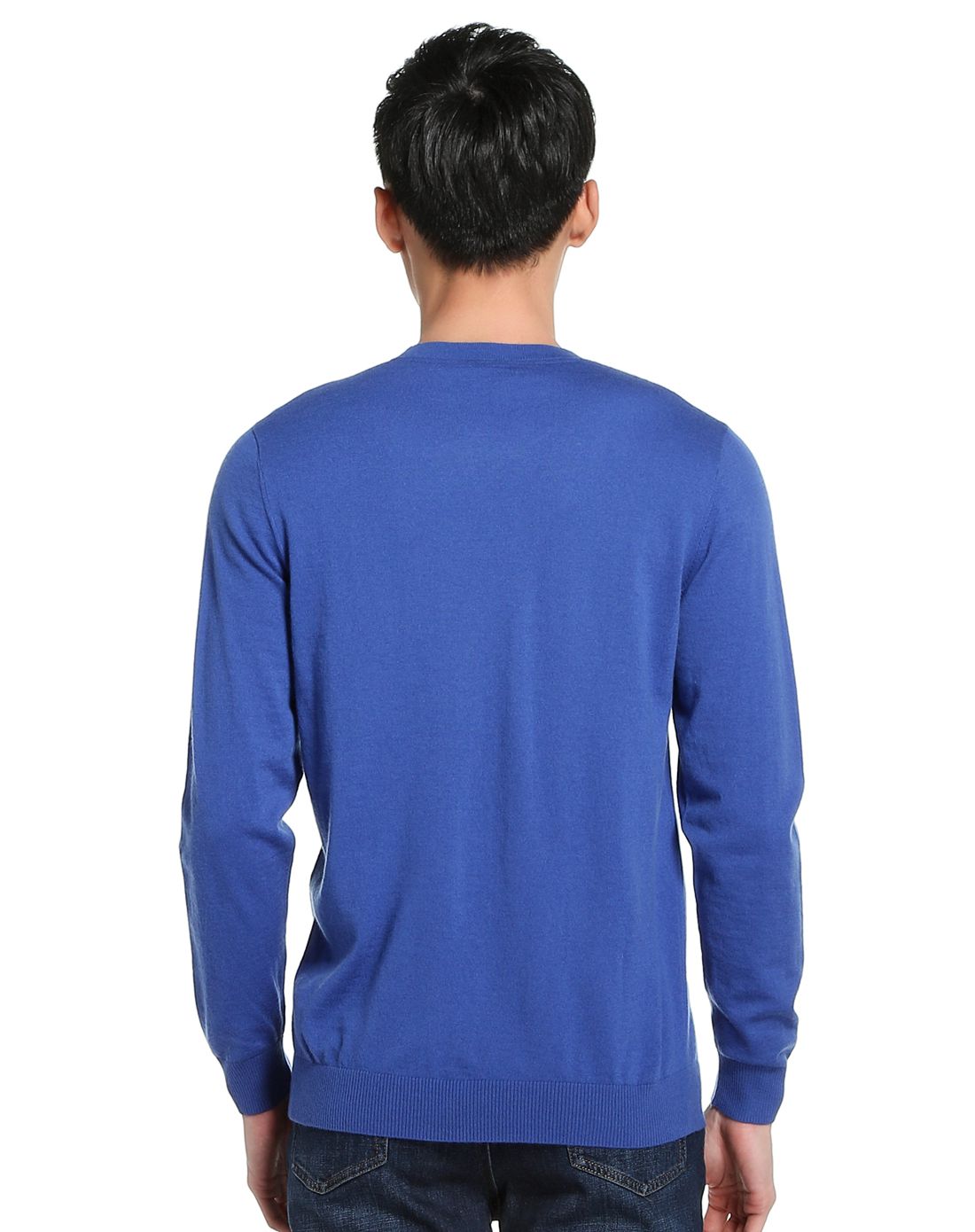 金利来gy goldlion时尚休闲男款中蓝毛衫sw00108-e2501-55_唯品会