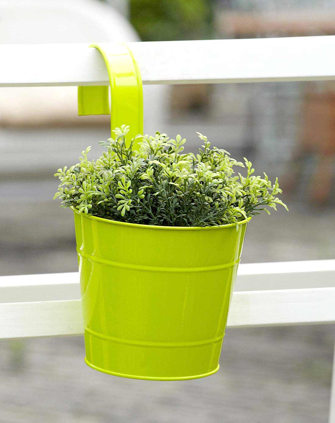 28*16cm美式铁艺阳台挂式种植花盆