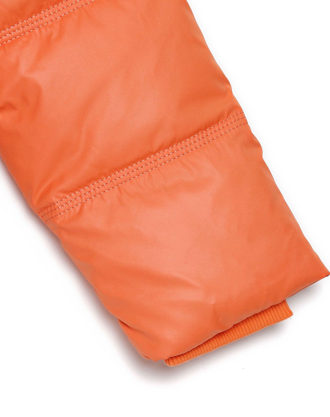 男童虾肉色休闲迷彩长袖羽绒服