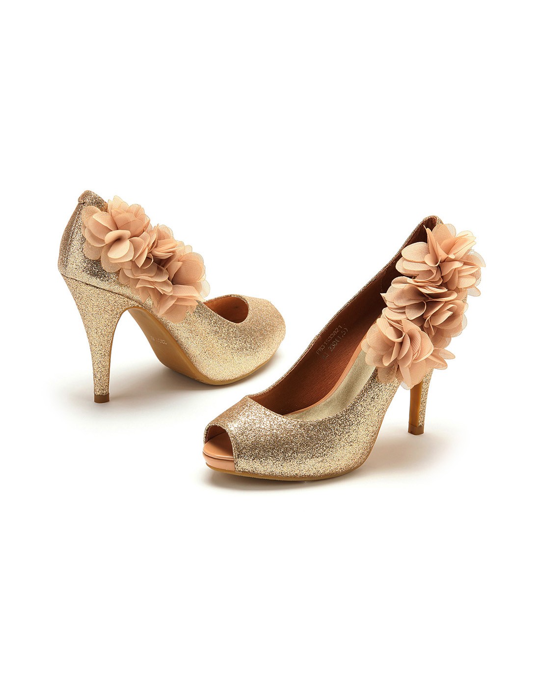 星期六集团品牌女鞋金色格力特pu时尚鱼嘴鞋fb31s3382183_唯品会