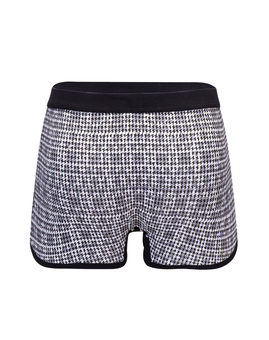 柒牌 男装专场 灰/黑色舒适时尚图案平底裤