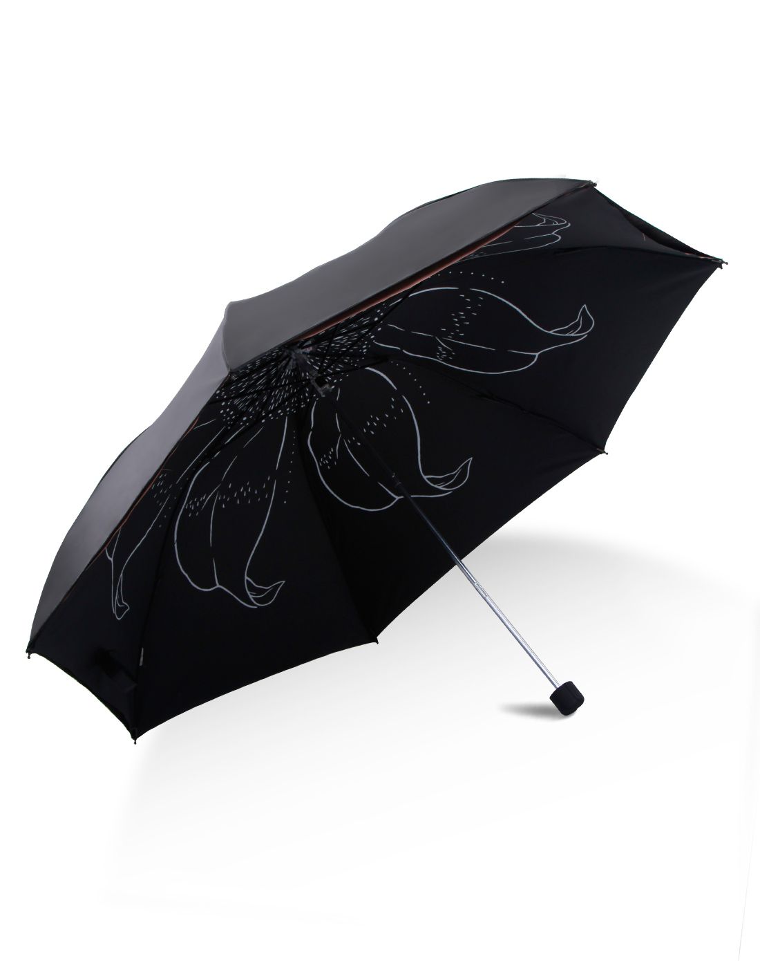 黑夜之花双层防晒晴雨伞