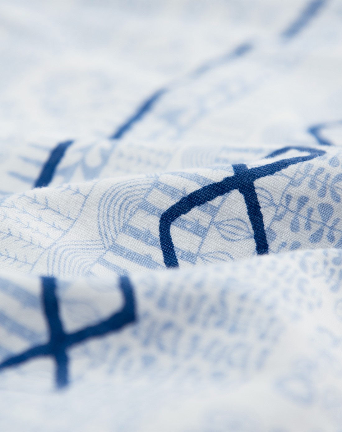 浅水蓝抽绳半身裙