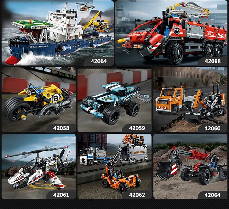 乐高lego机械组系列42064海洋探勘组合乐高积木玩具 男生爱玩 创意拼