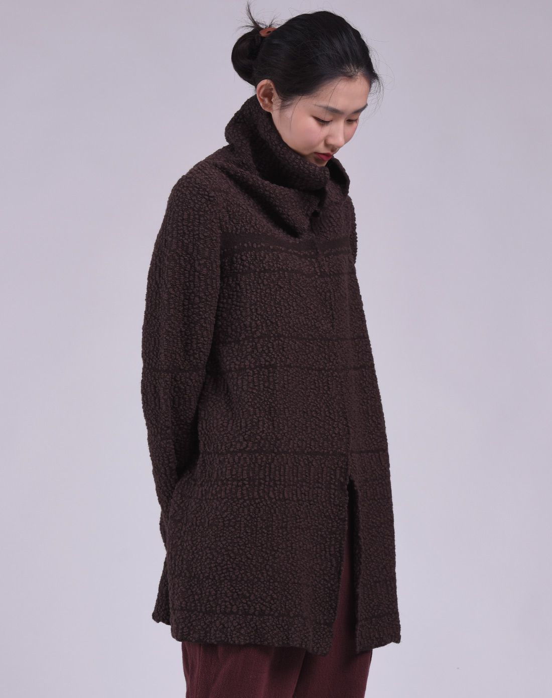 羊毛棉简单款披挂