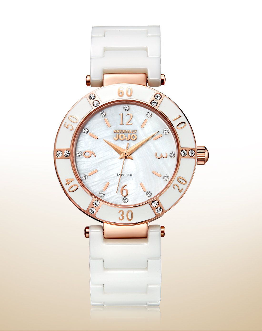 ceramics系列施华洛钻蓝宝石镜a级陶瓷女表