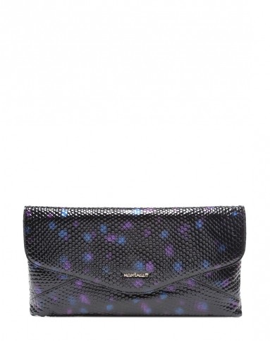 2016年新款女装黑紫牛皮手抓包