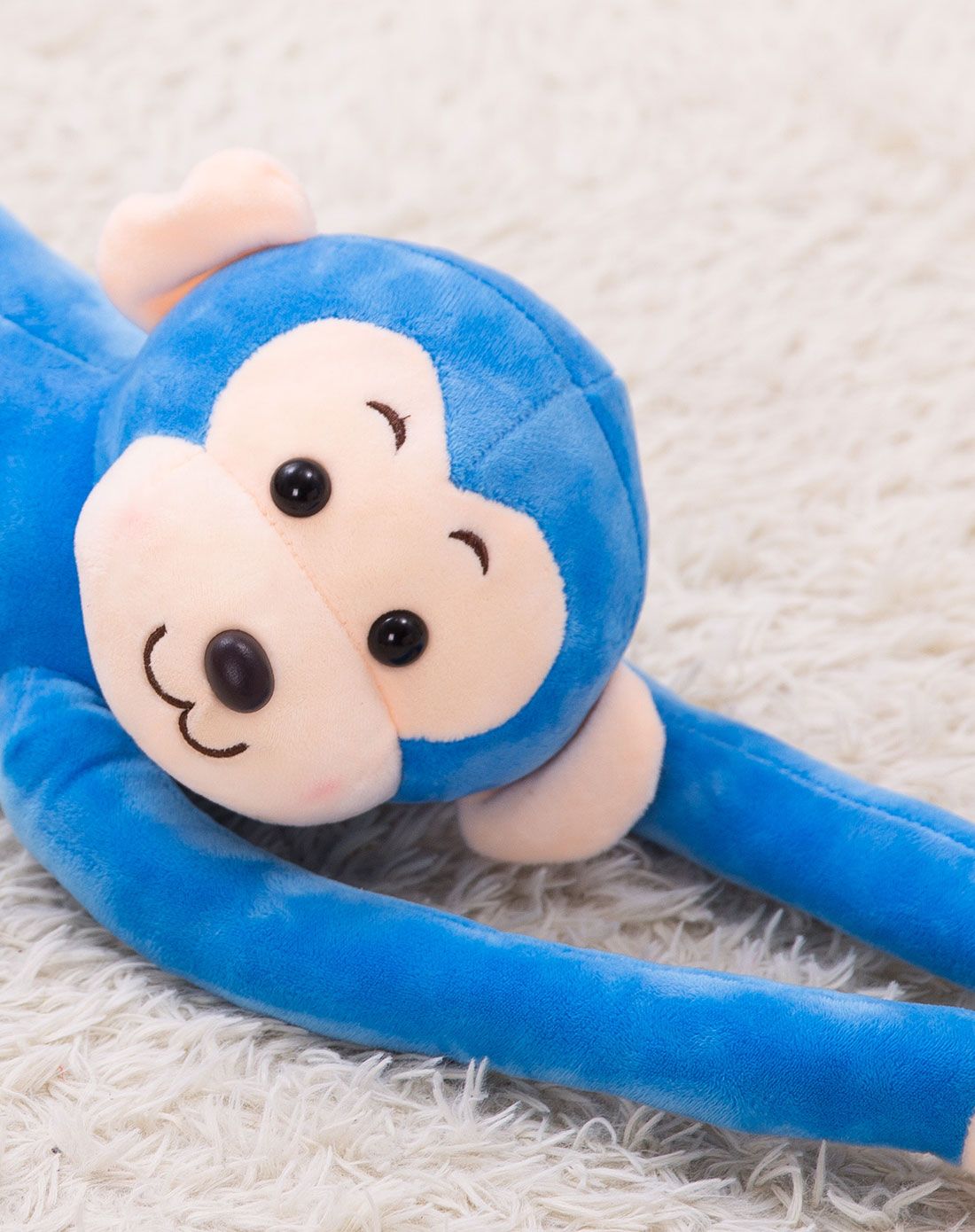 迷彤屋mitongwu玩具专场直发货可爱长臂猴公仔-蓝色65cmmtw20044804