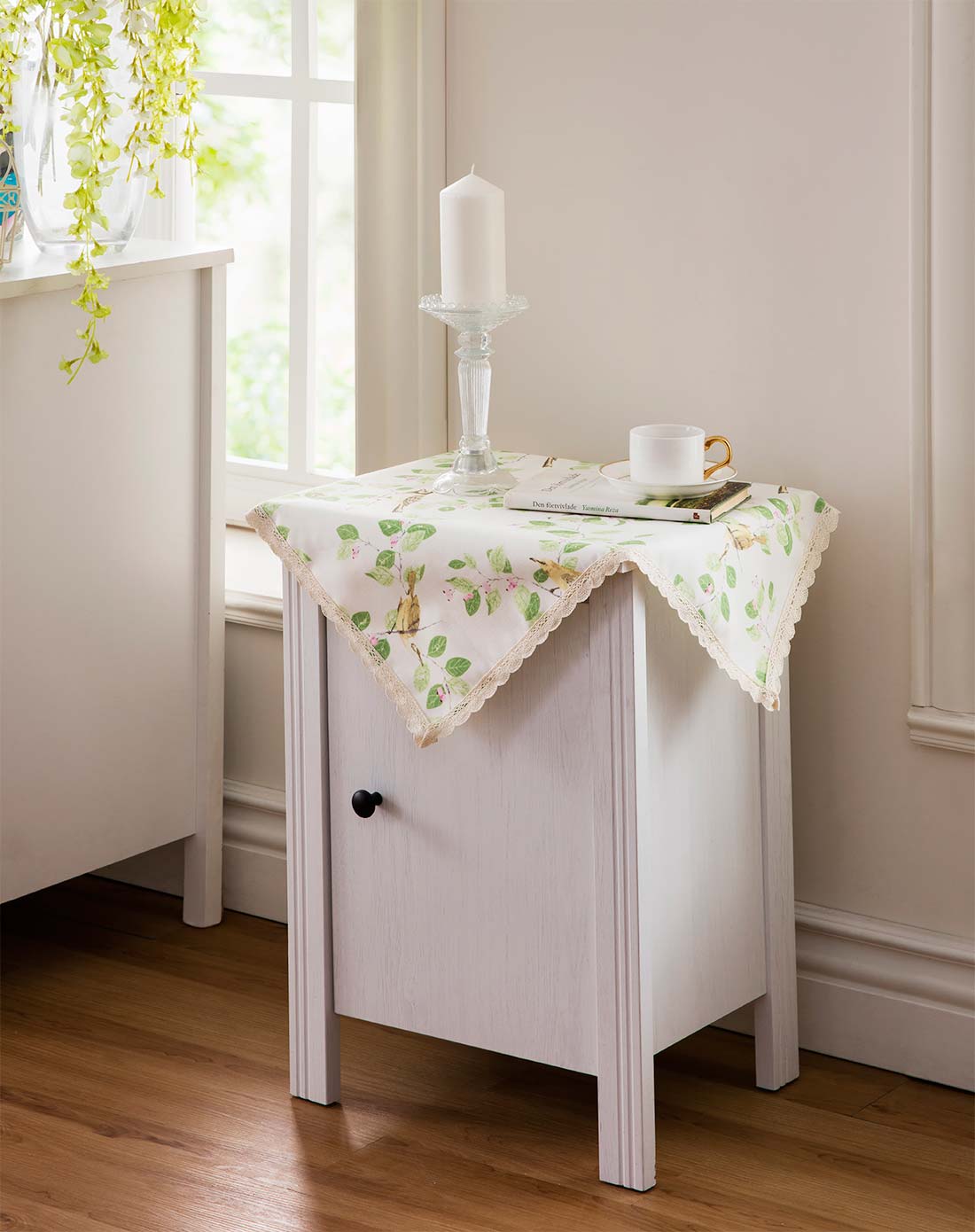 蔻姿家居 英式田园布艺多用防尘盖巾组合 柳莺