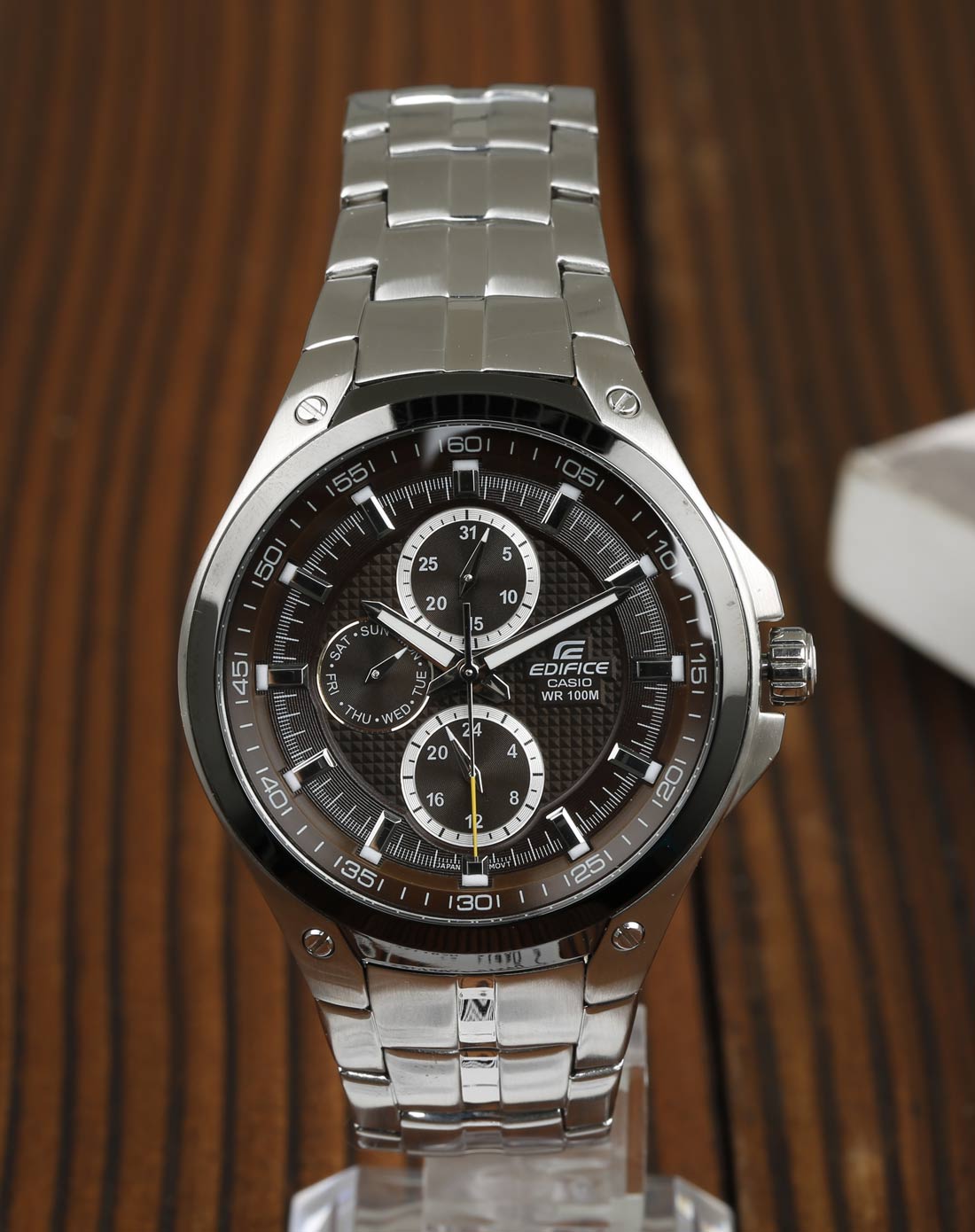 卡西欧casioedifice金属系列钢带石英男表ef-326d-5a_唯品会