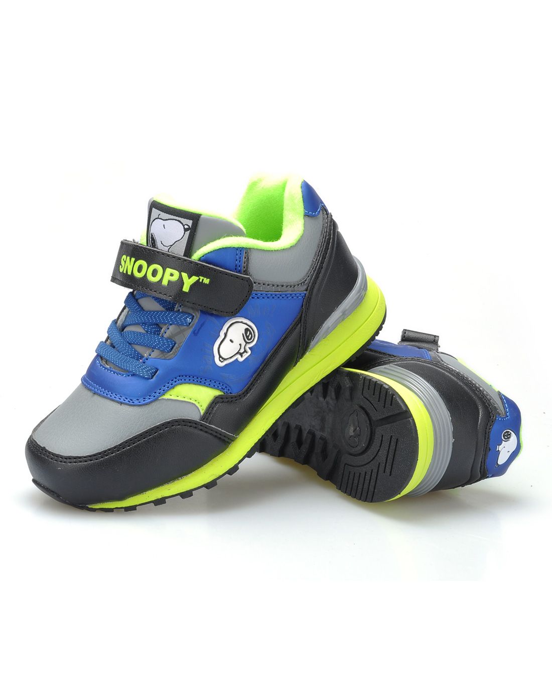 男童黑色冬季时尚休闲鞋