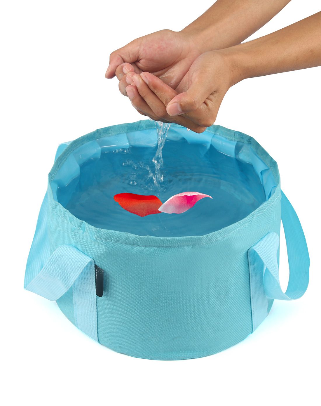 便携可折叠水盆(蓝色)