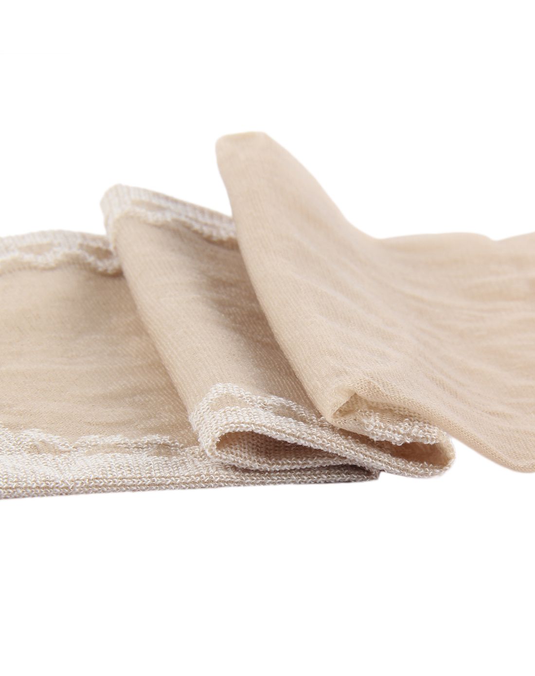 6双装包芯丝提花精梳棉底短丝袜