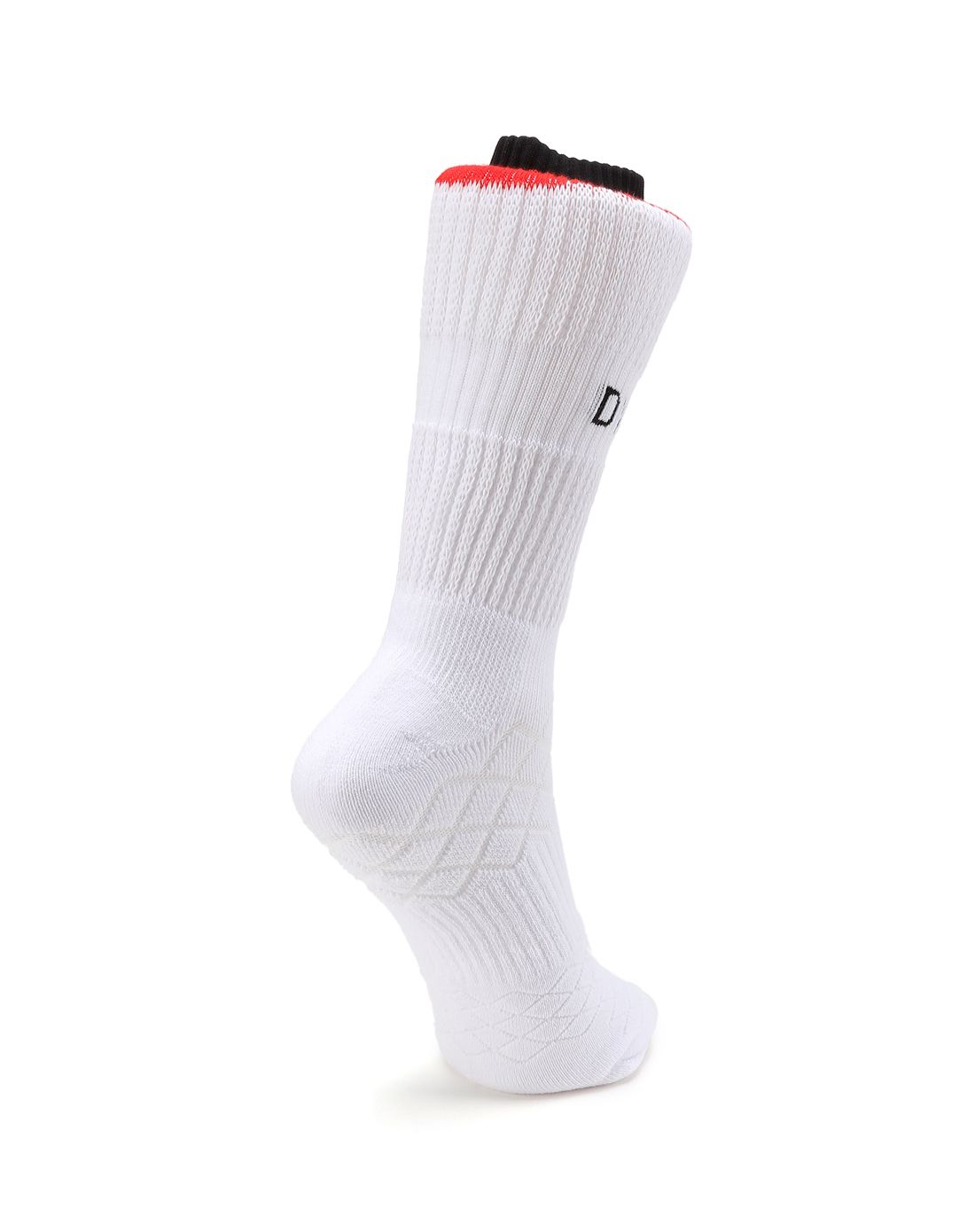 透气排汗 中性款白色专业篮球袜