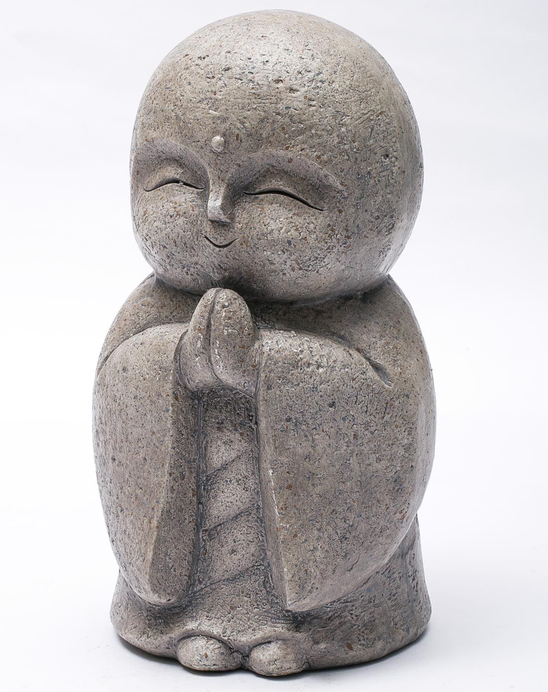 漆仿釉高档树脂居家祈福小沙弥摆件