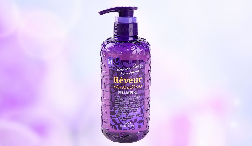 深层养发 reveur 无硅洗发水 紫色(黑标) 500ml (限购一件),养润保湿