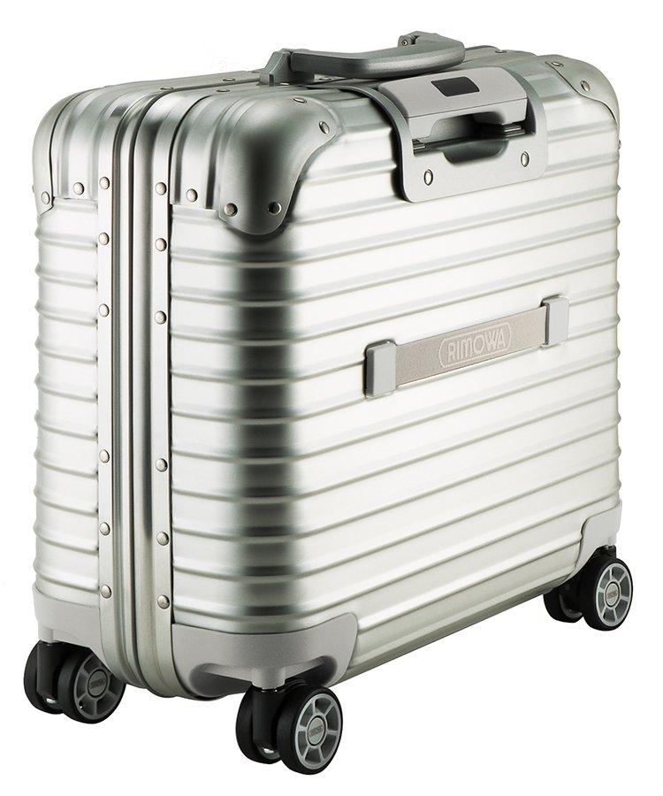 日默瓦rimowa/ topas系列经典款商务拉杆箱登机箱银色18寸