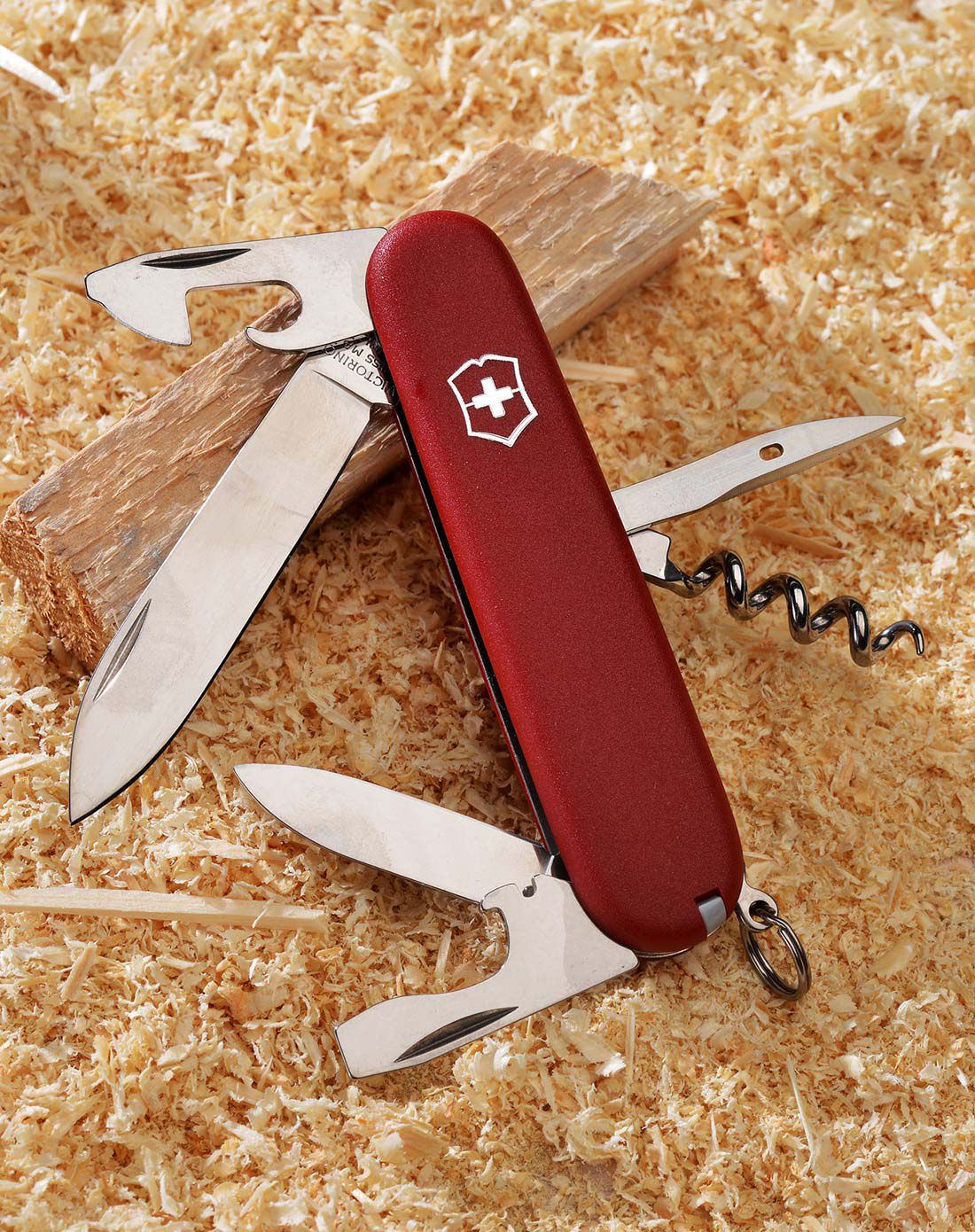 victorinox 瑞士军刀91mm 标准型红色磨砂刀面12功能刀