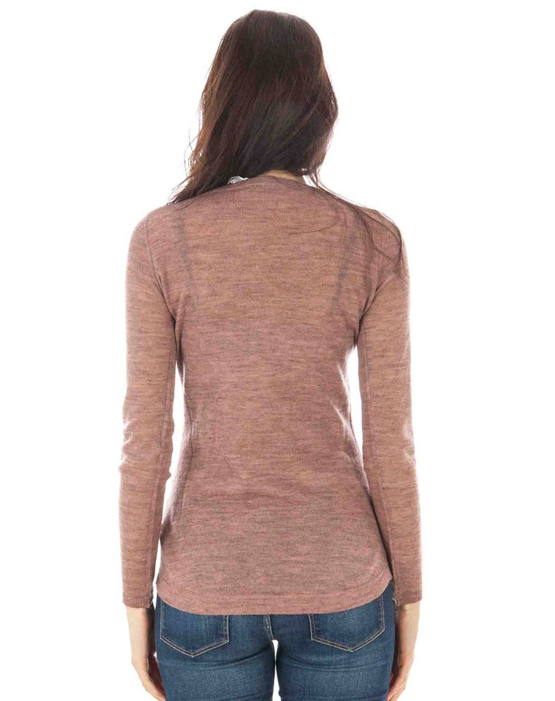 > fred perry 女装啡褐色舒适简约长袖上衣