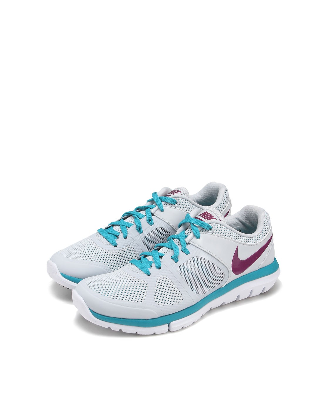 轻巧灵活 女款白色跑步鞋 跑步系列