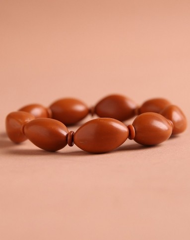 三棱素核橄榄核老油核超红手串