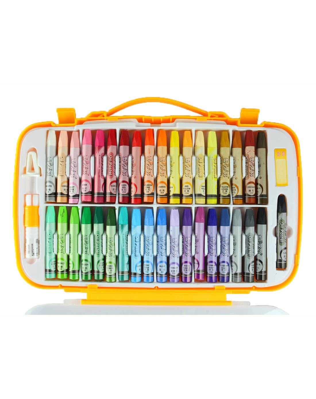 西瓜太郎中性黄色36色油画棒pp盒