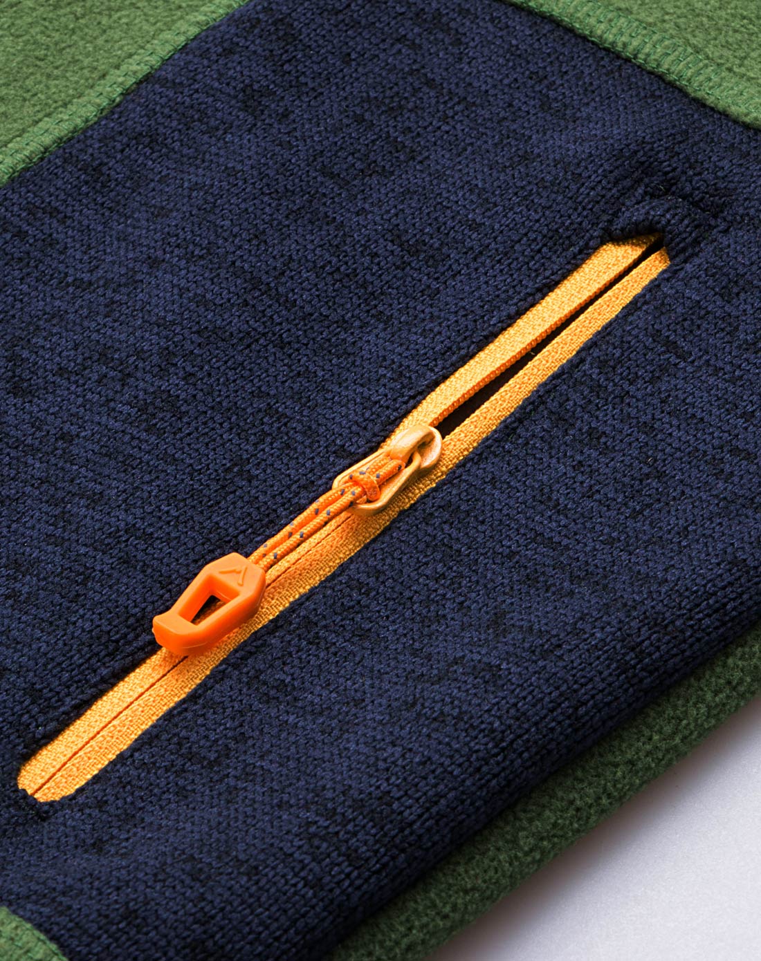 舒适抗静电 中性藏青/橄榄绿童款抓绒马甲