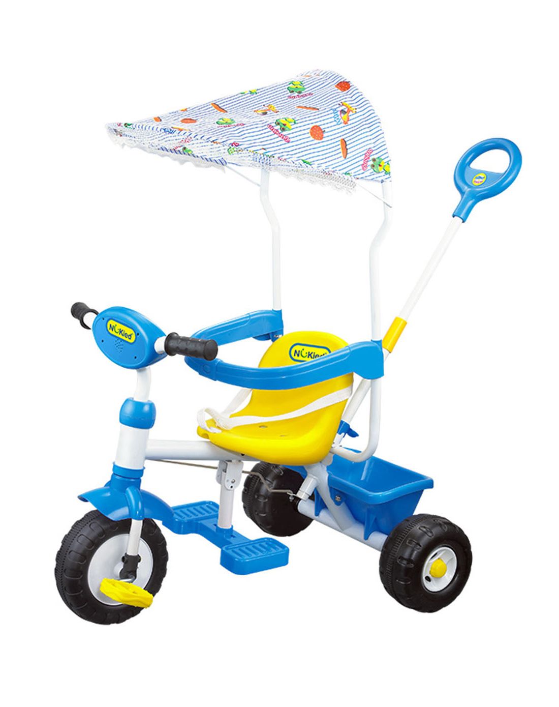 纽奇 儿童三轮脚踏车 带音乐宝宝手推车童车