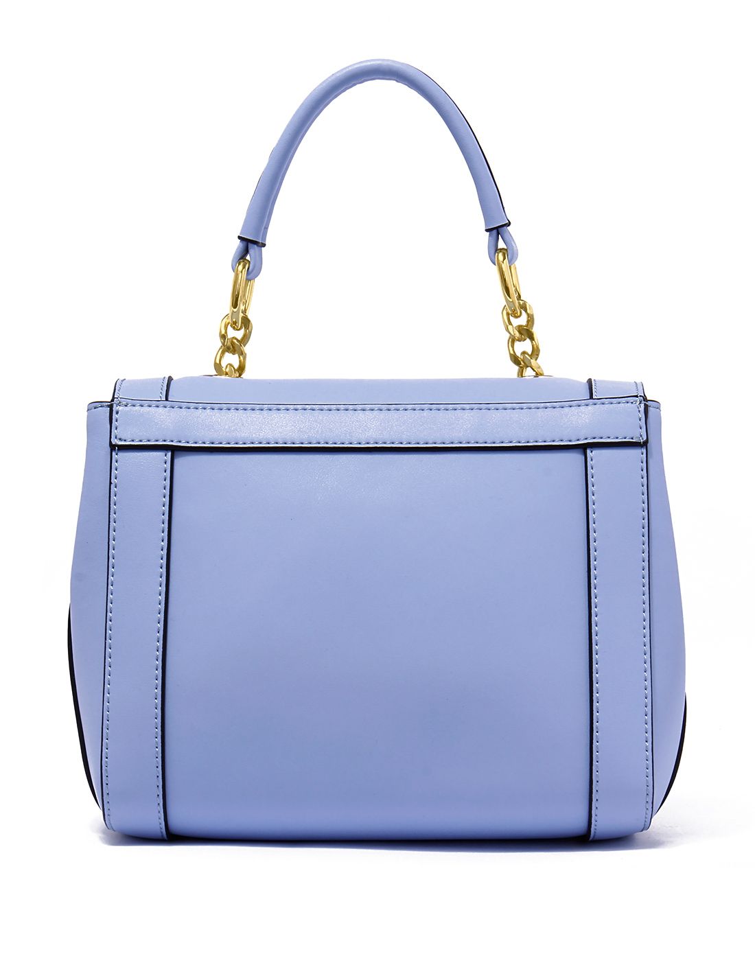 女士天蓝色牛皮甜美可爱单肩斜挎包