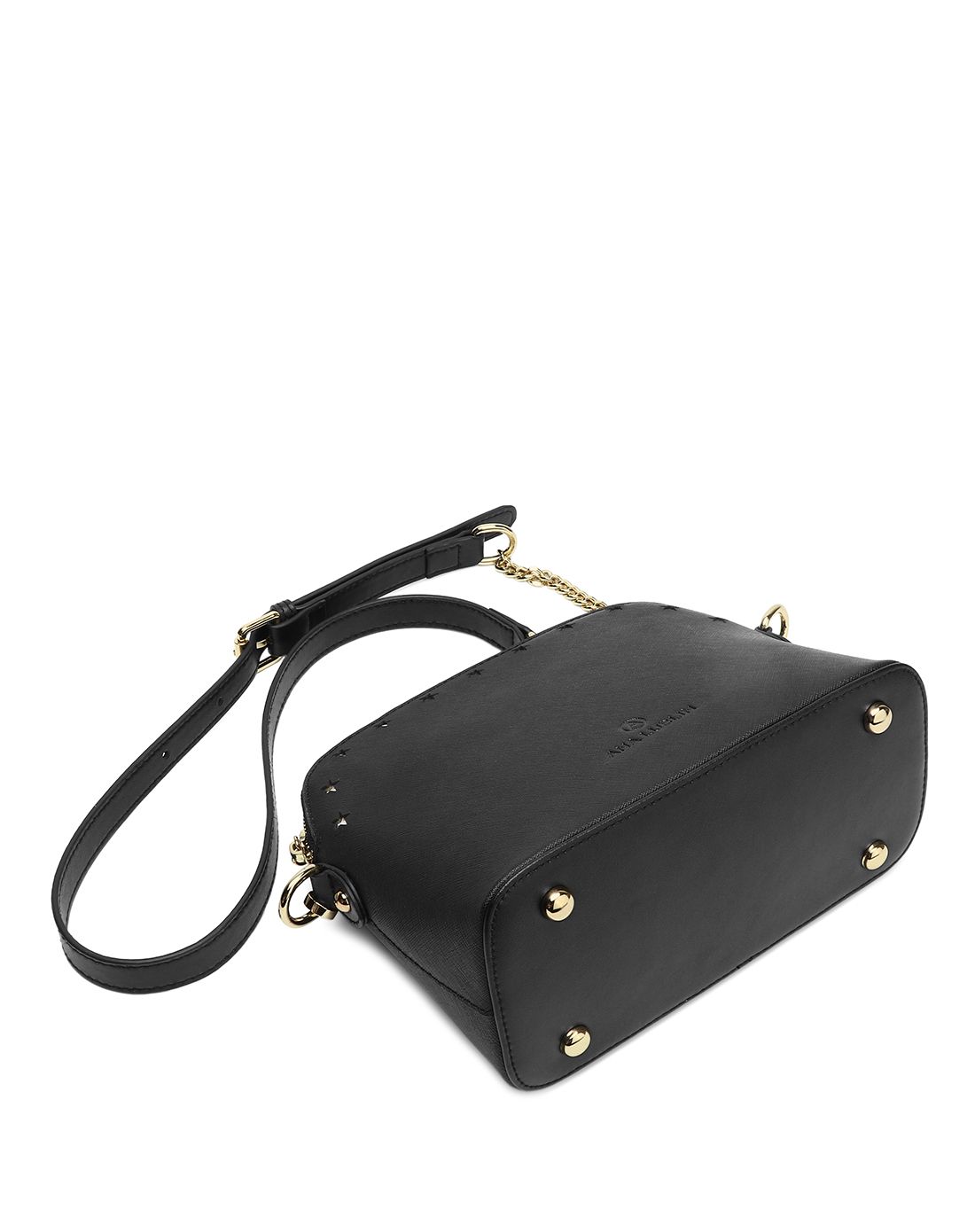 2016新品女士黑色欧美时尚贝壳形单肩包