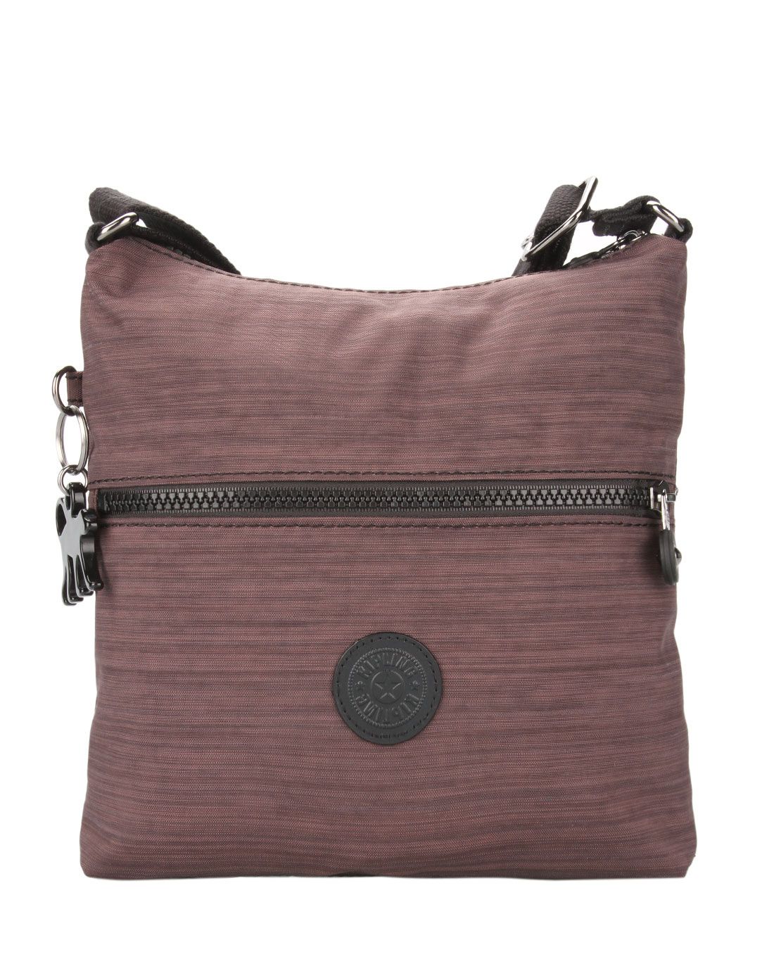 > kipling 女士棕色单肩斜挎休闲包