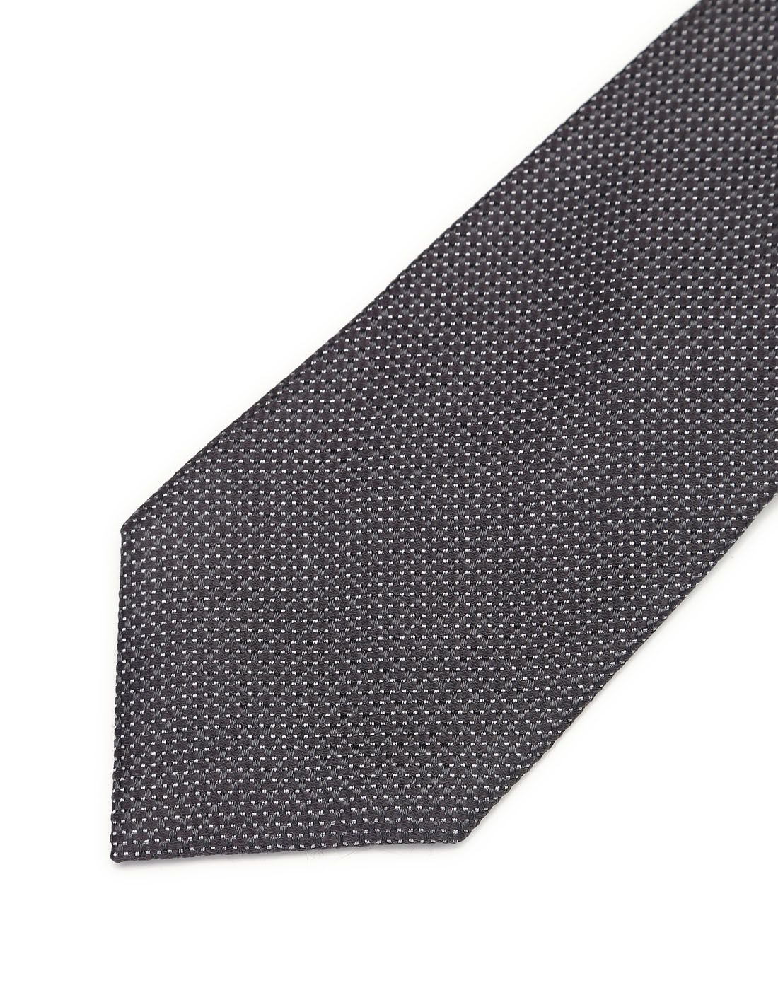 男款深灰色商务时尚领带