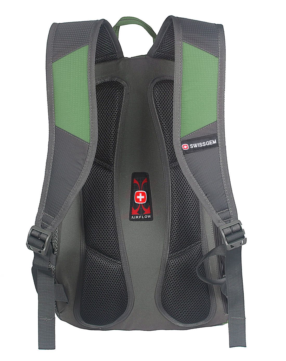 中性款绿色城市青春双肩包 城市休闲