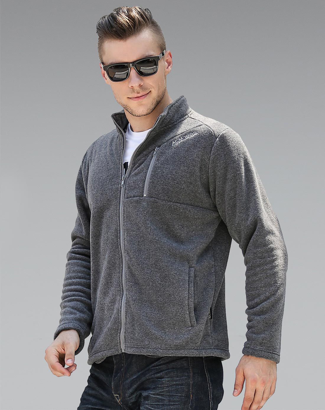 舒适柔软 男款拉链衫 休闲系列