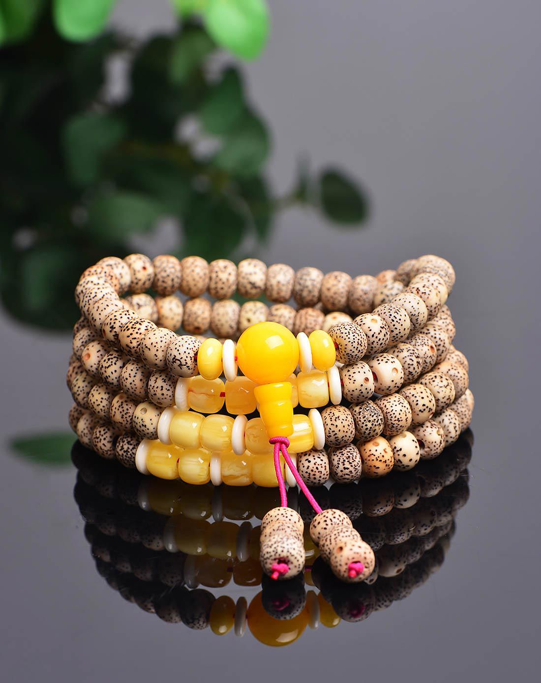 自然机理 星月菩提多圈手链毛衣链两用款