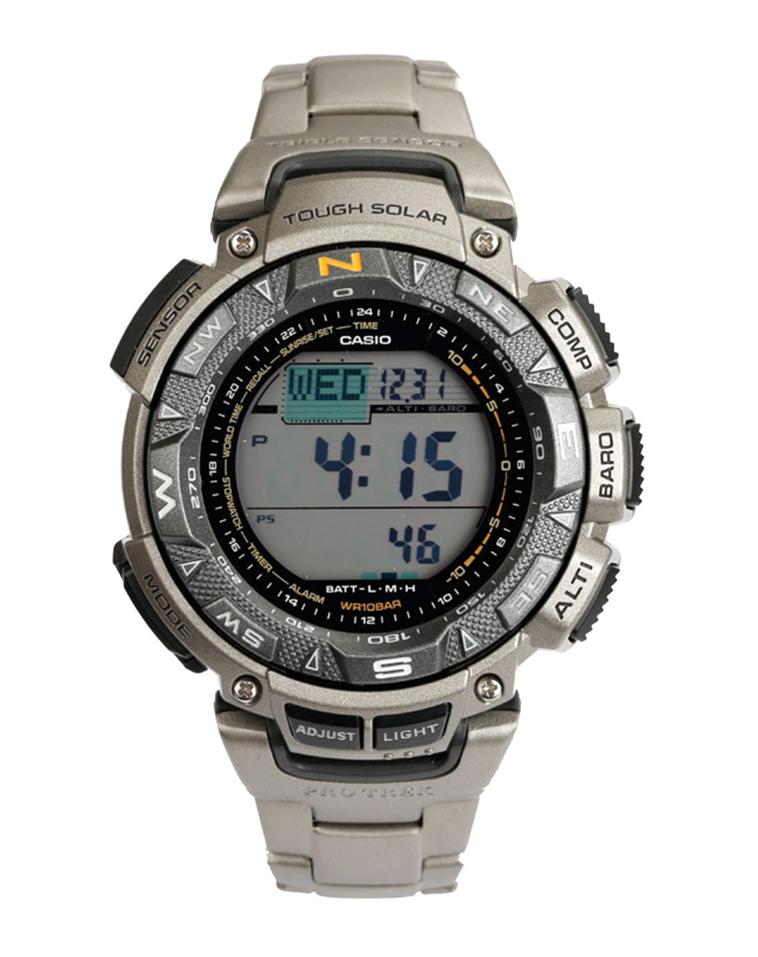 卡西欧casio卡西欧 三重感应钛合金防水登山男表prg240t7d_唯品会