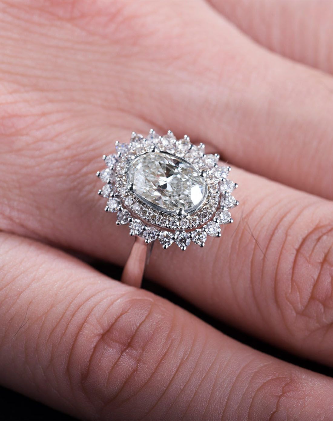 18k金si净度1.51克拉钻石女戒