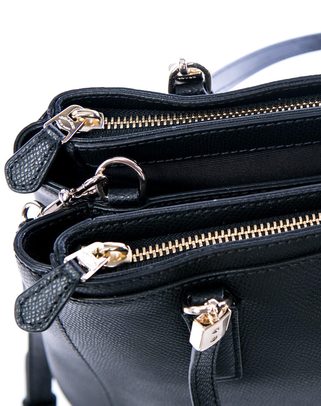 > coach女士黑色大号杀手包