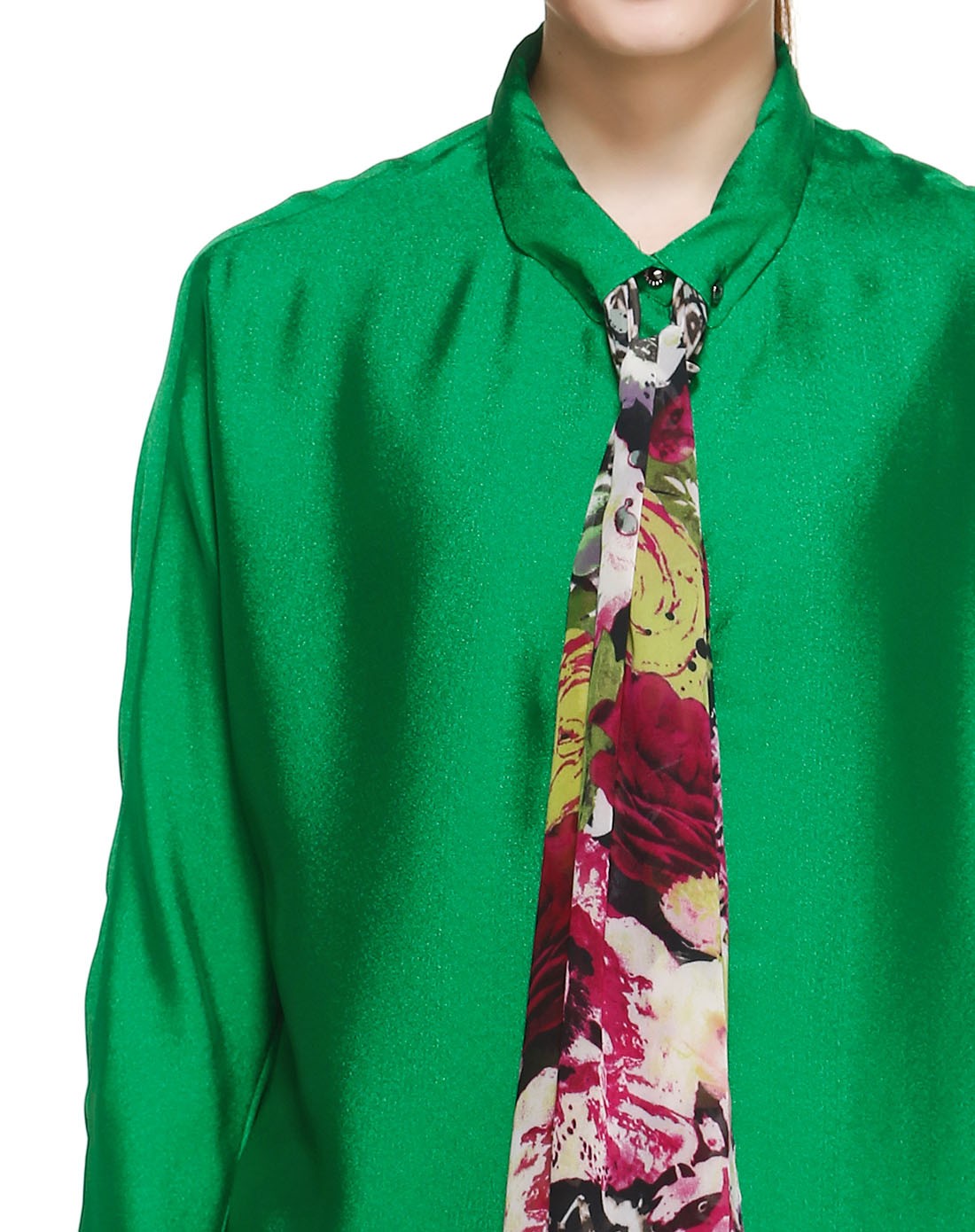 浅绿色休闲百搭长袖衬衫