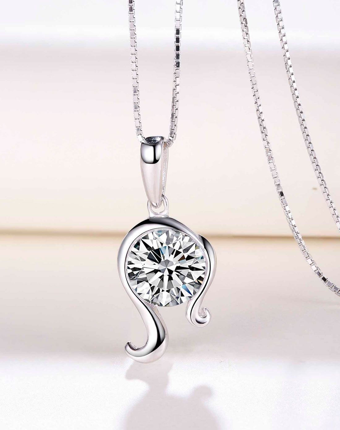 925银十二星座项链