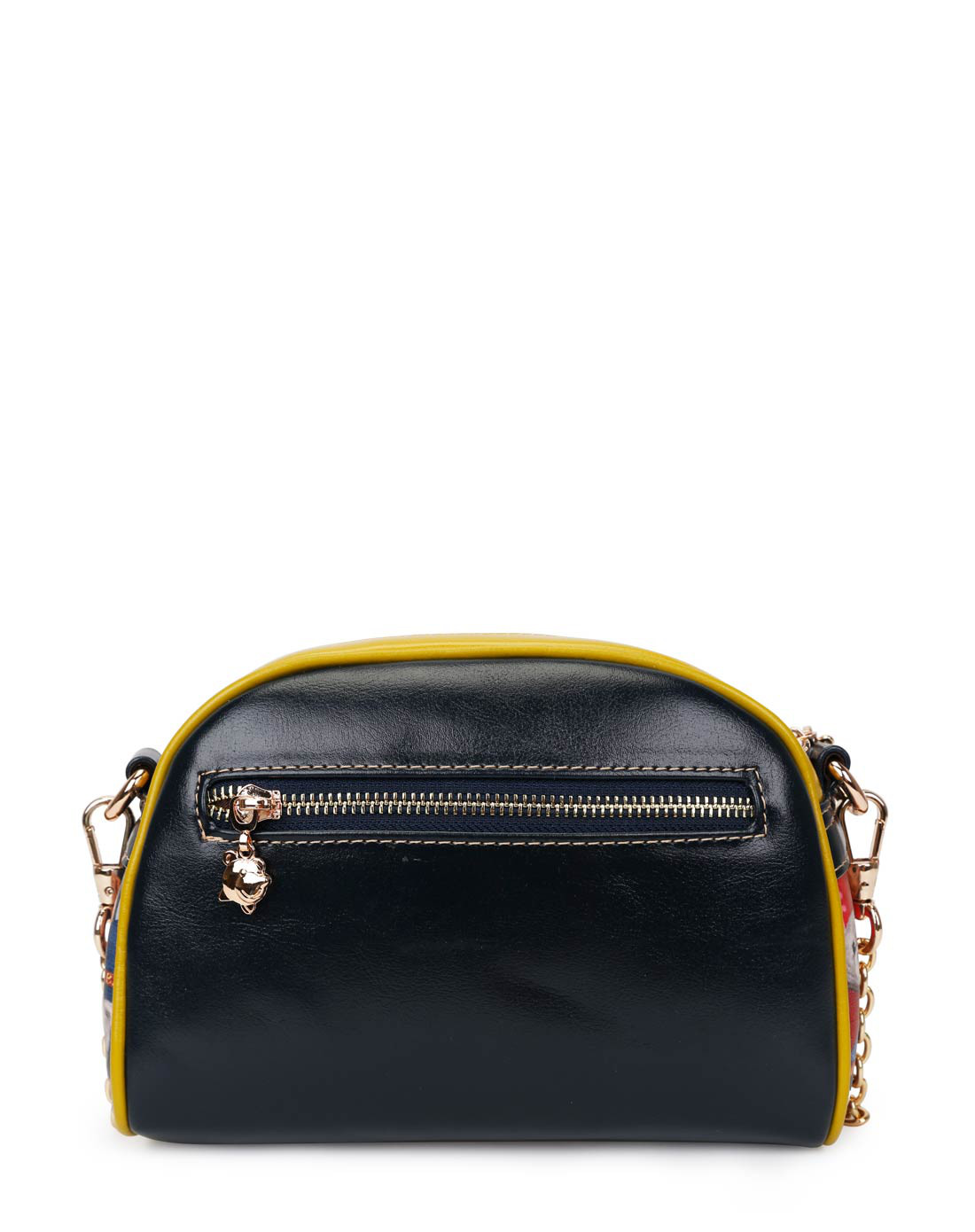 丹尼熊danny bear女款蓝色配黄色贵族熊单肩斜挎包dbwb166006-159