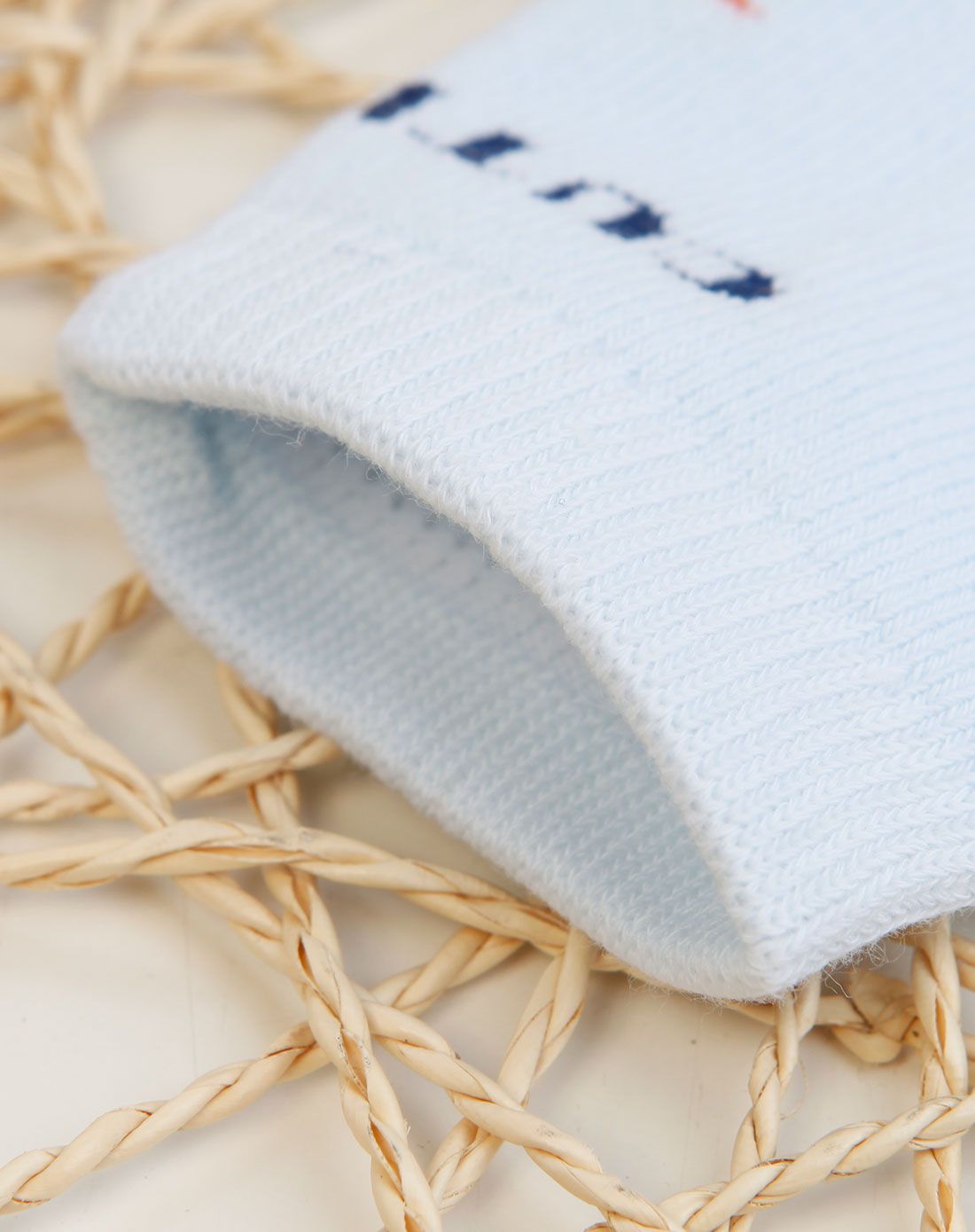 中性混色baby五角星毛巾平口袜(4对装)