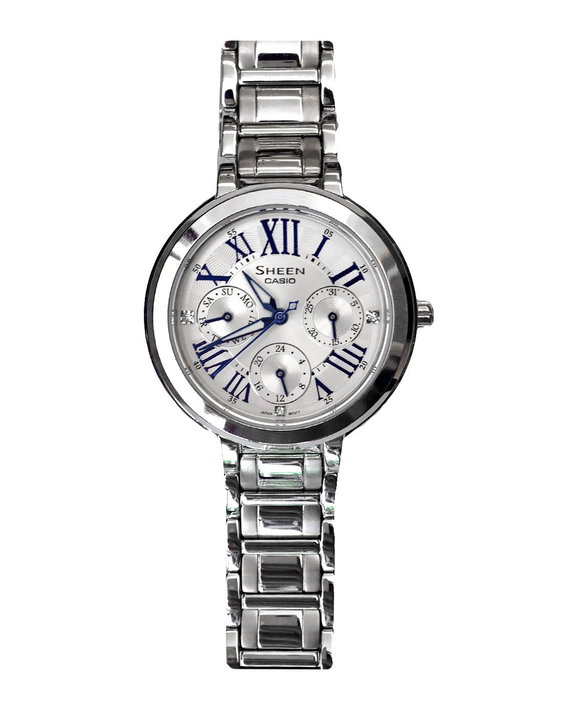 卡西欧casio手表专场 卡西欧 蓝气球款罗马表盘商务女士手表