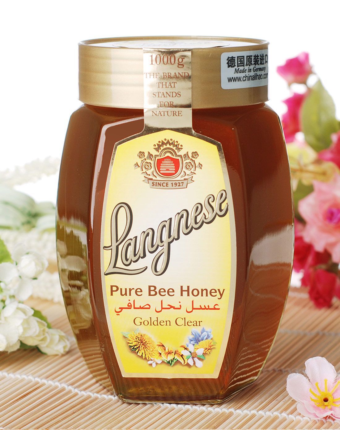 琅尼斯 天然多花种蜂蜜1000g
