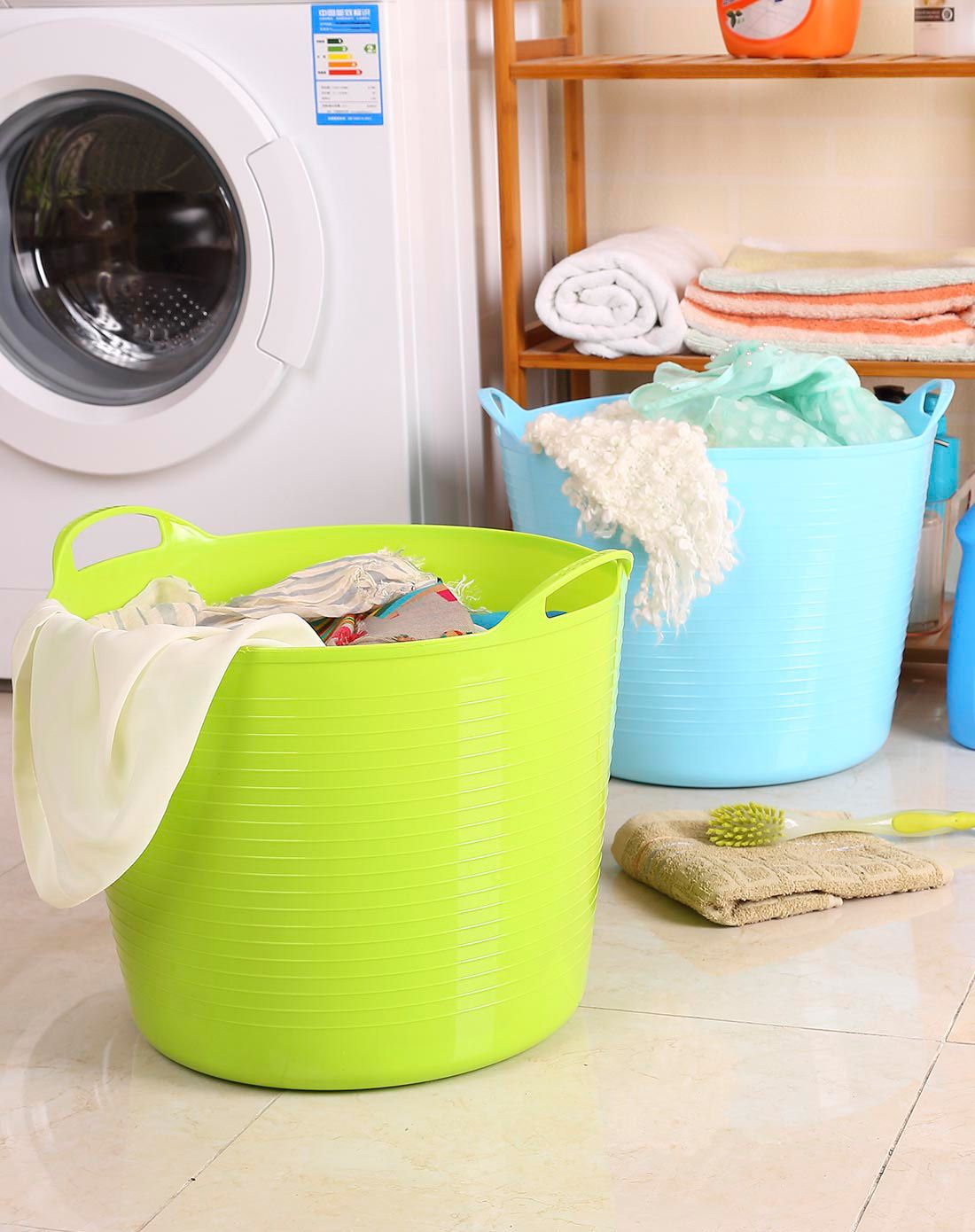 混色小号多用桶两只装