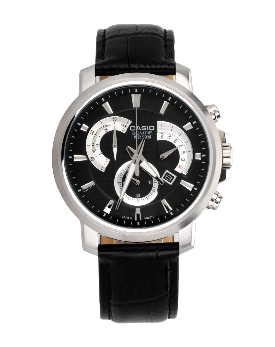 卡西欧casioanalogue指针系列皮带石英男表bem-506l-1avdf_唯品会