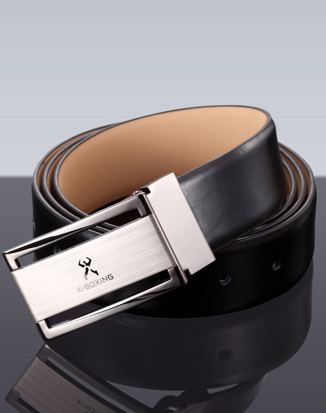 黑色巴西进口头层耐用牛皮腰带